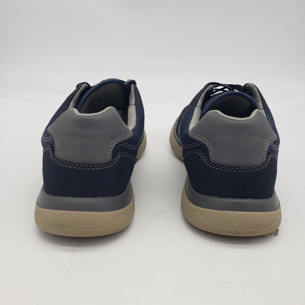 Clarks Shoes Mens 8.5 Votta Edge Blue Canvas Low Top Oxford Sneakers - Picture 7 of 9